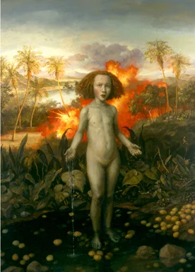 Self Portrait as Infanta on Eggshells
