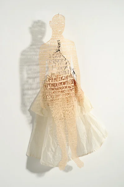 Girl with Skirt (shadow drawing)