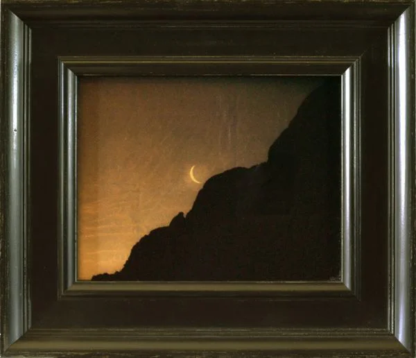 Setting Moon Over Safford Peak