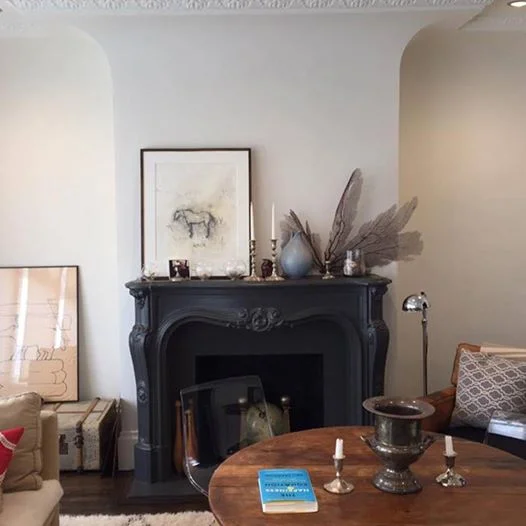 Timothy Hawkesworth’s drawing, Walk, installed at client’s home.
