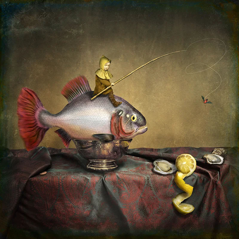 First the fish must be caught