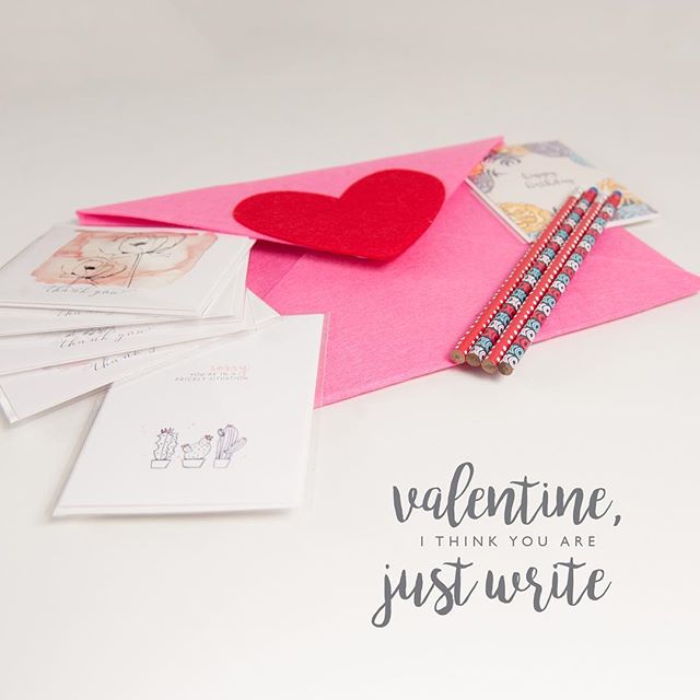 DAY 9 // I don't know a girl who doesn't love getting cute new stationery. DM me if you're interested in purchasing our thank you cards, birthday cards or prickly situation cards. 💌🎂🌵 | 📷 by @weikeld57 and styling @poppyandplaid | #fourteendaysof