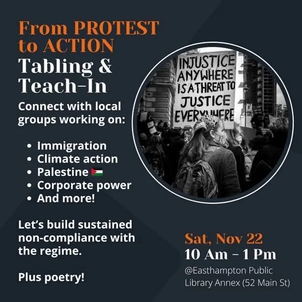 From Protest to Action: Tabling & Teach In
