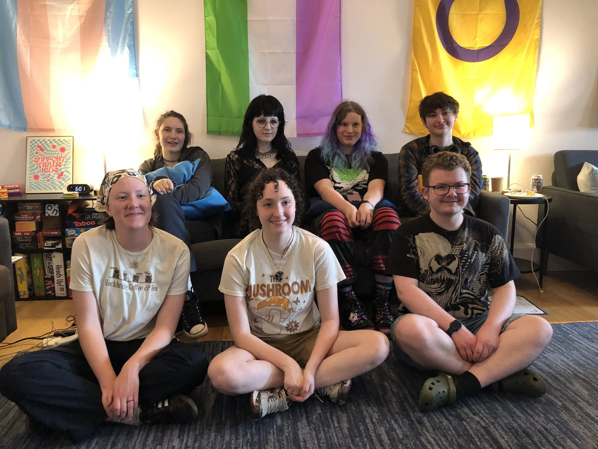 Members of the 24-25 Trans Youth Action Team