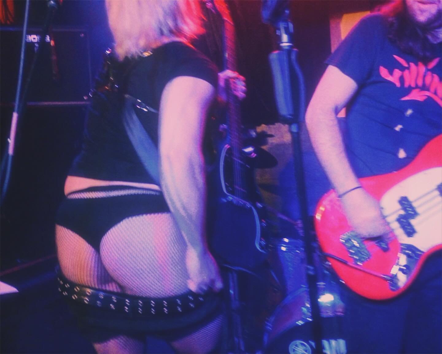 oh you&rsquo;re soooo welcome 😘 we love you all!! xoxo the manimals (+ dylan)
.
.
.
🎥 stills from vid by @jgeorge.mp4 
#thanksgiving #nycband #queernightlife #glamrock #punk #thankful