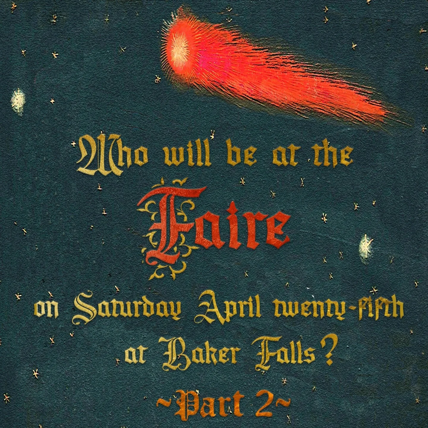 𝕭𝖗𝖔𝖙𝖍𝖊𝖗𝖘: give us a &ldquo;huzzah&rdquo; in the comments to welcome another round of hosts, vendors, and guests at the Faire⚔️ get your tix now in 🔗! If you want to play DnD, read the event description for details 🧙⁣⁣
⁣⁣
👑 𝐂𝐇𝐑𝐈𝐒𝐓𝐎𝐏