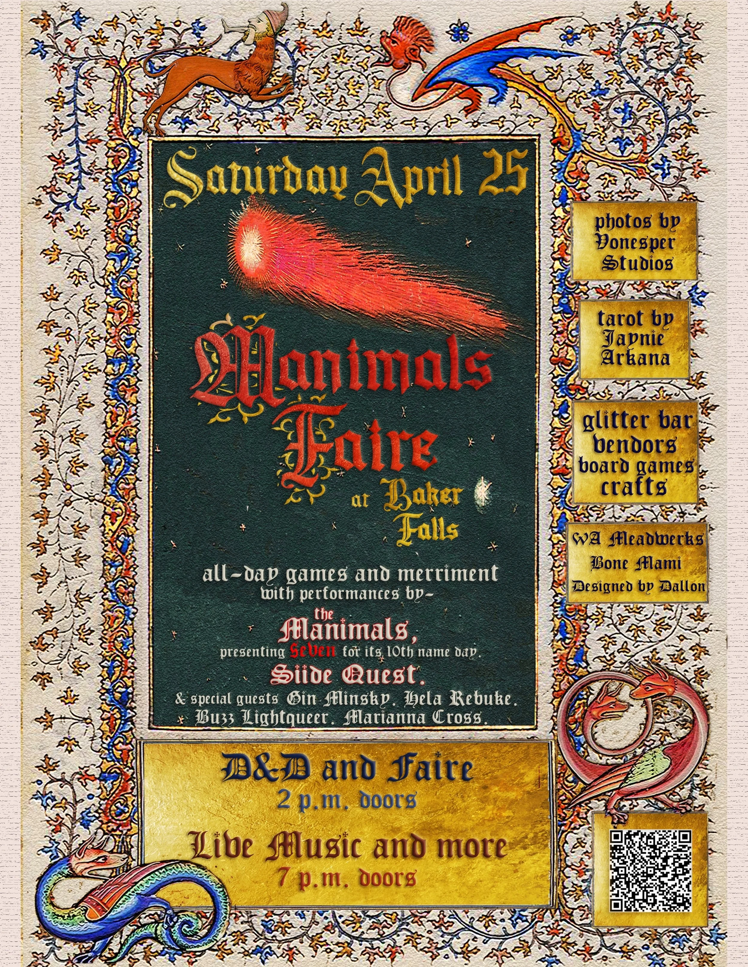 FAIRE DAY HAS ARRIVED 🎉🎉🎉 see you from 2pm-10:30 at @bakerfalls LET&rsquo;S GOOOOOO