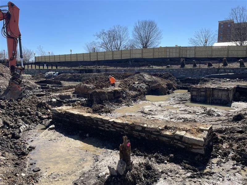 Archeology of Birely Tannery at Hotel Site Featured at City of Frederick Digging Local Event