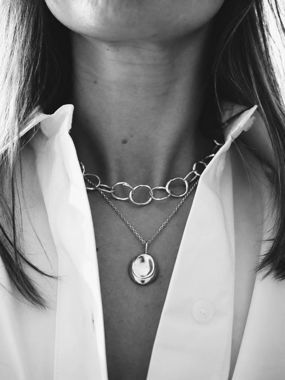 Arran Necklace in Silver