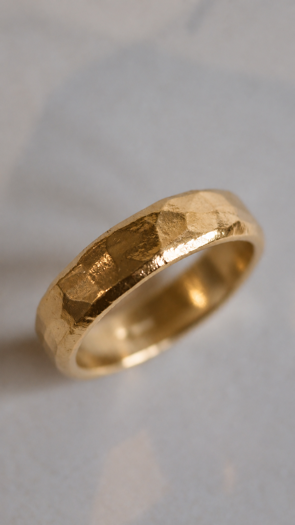 Carved Ring in 9ct Gold - MADE TO ORDER