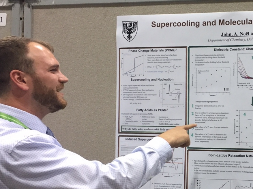 Congratulations John Noel, winner of a CSC student poster prize!