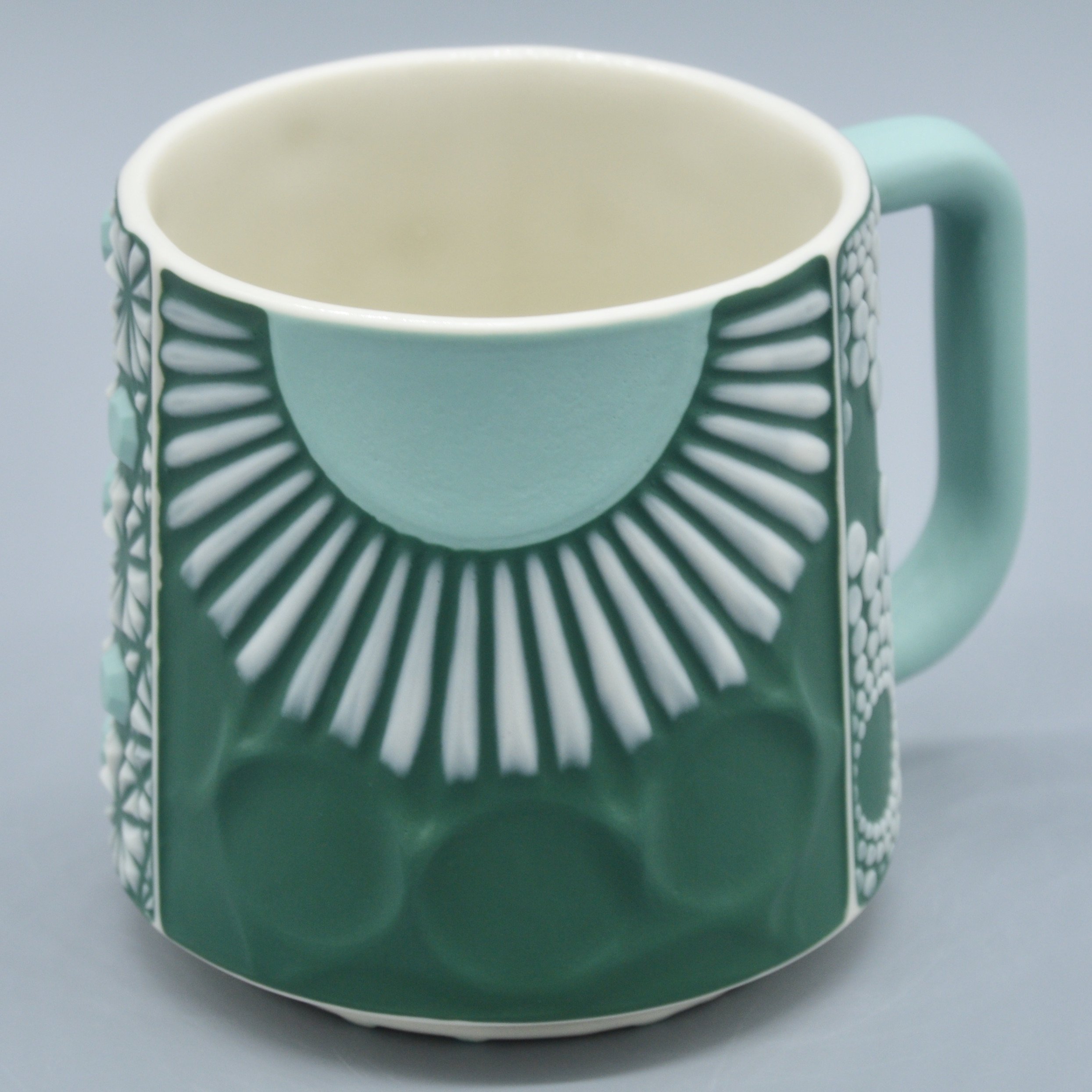 Jade + Turquoise Sunburst