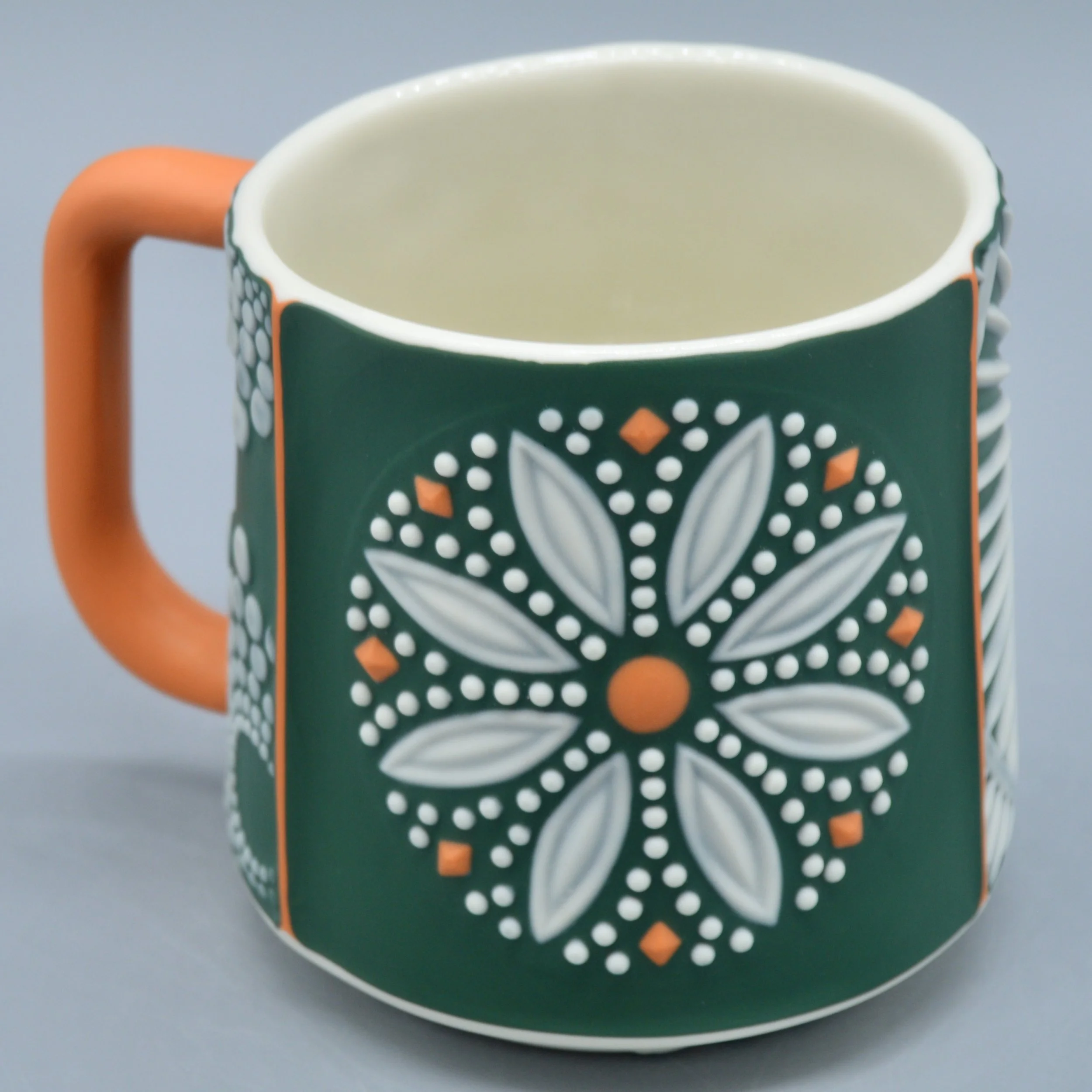Jade + Orange Flower