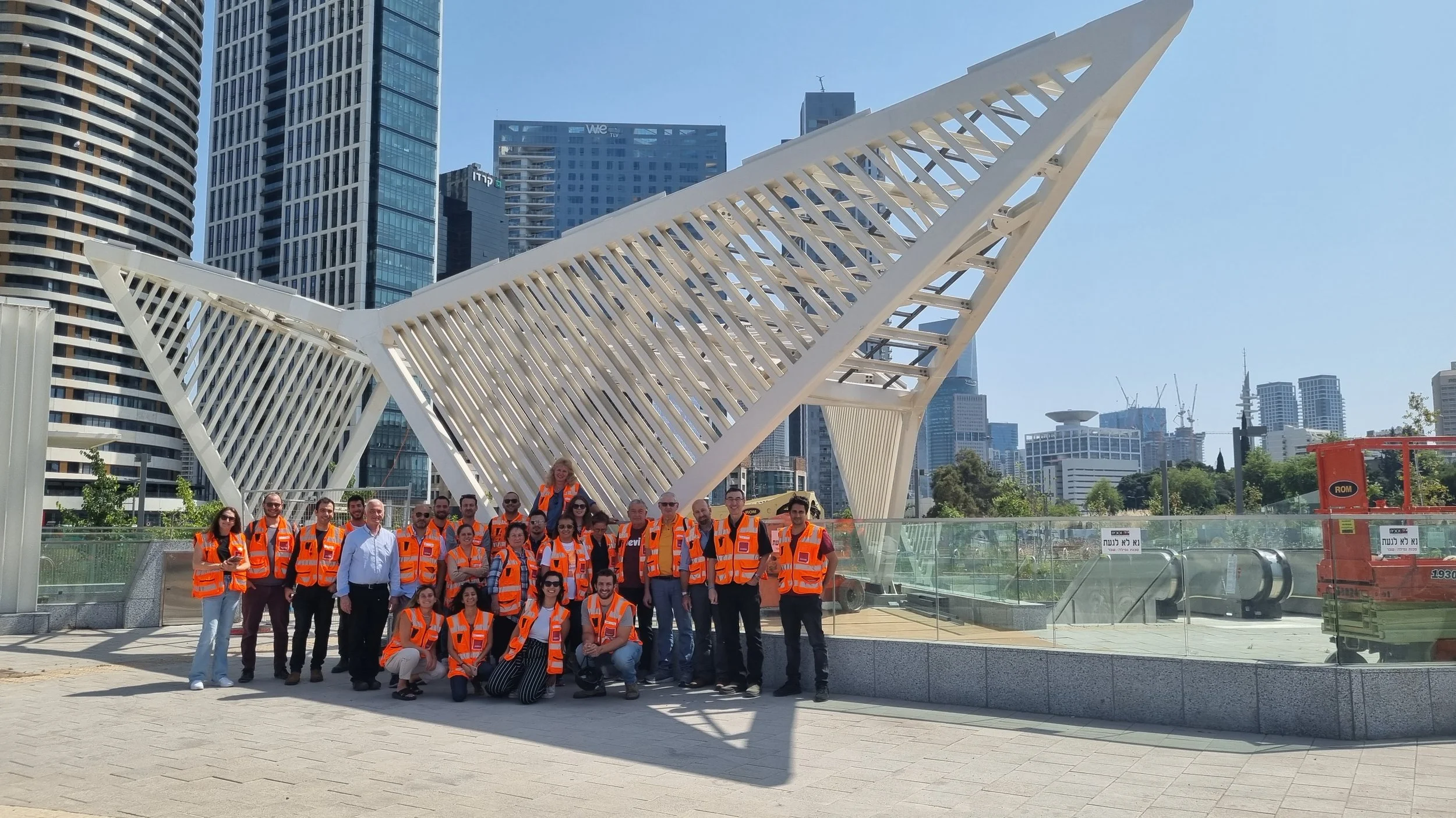 The opening of Arlosoroff Light-Rail Station