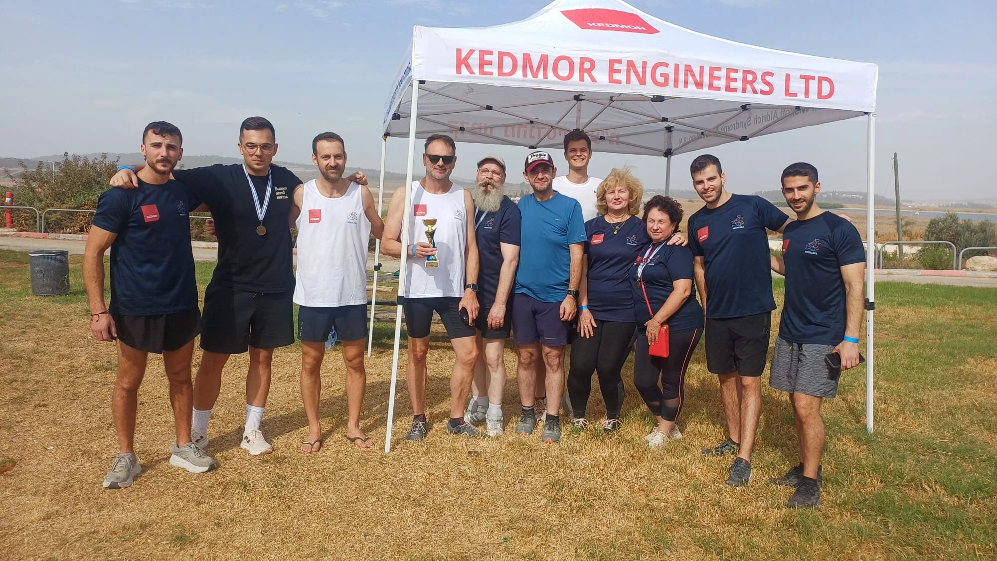 Team KEDMOR at the CivilEng Real Estate Run!
