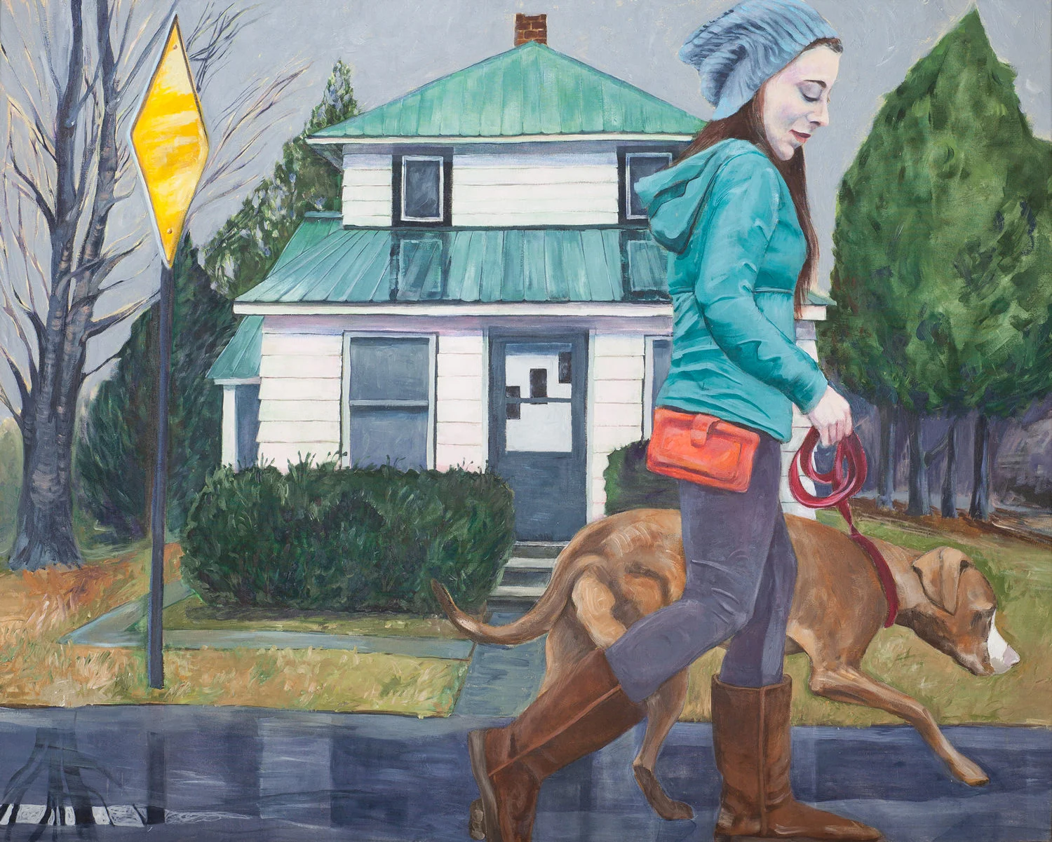 Danielle And Boscoe 2013 48" x 60" acrylic on canvas