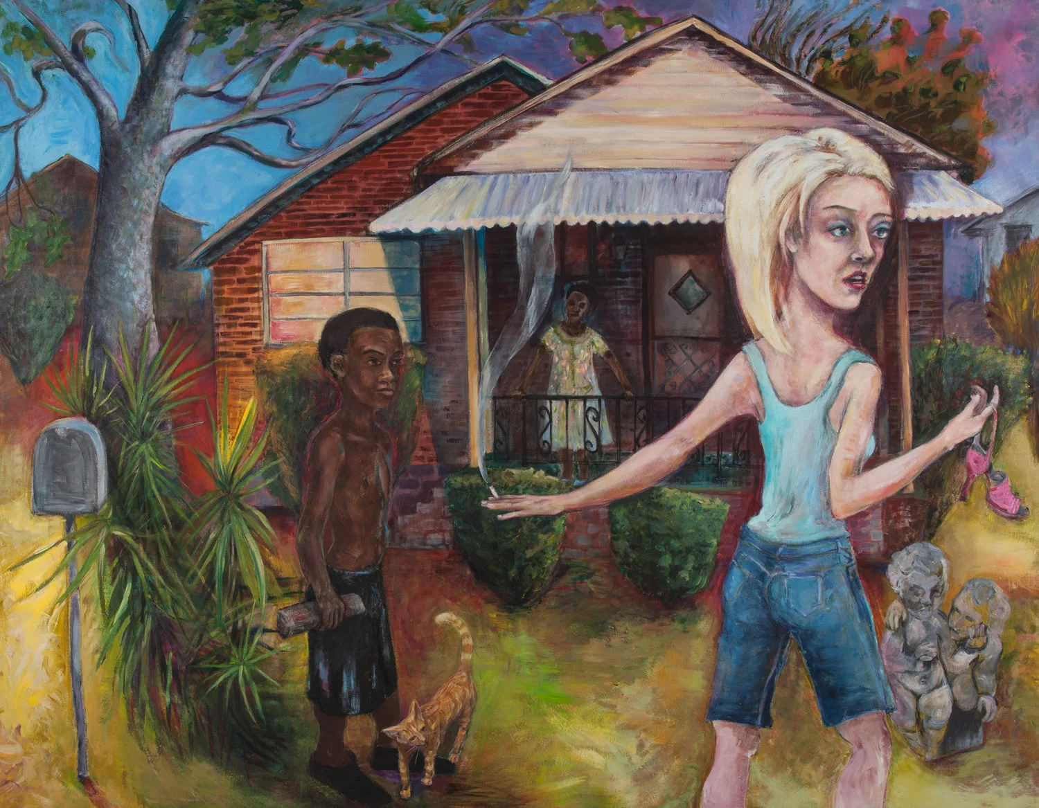 Broke Heal 2009 70" x 90" acrylic on canvas
