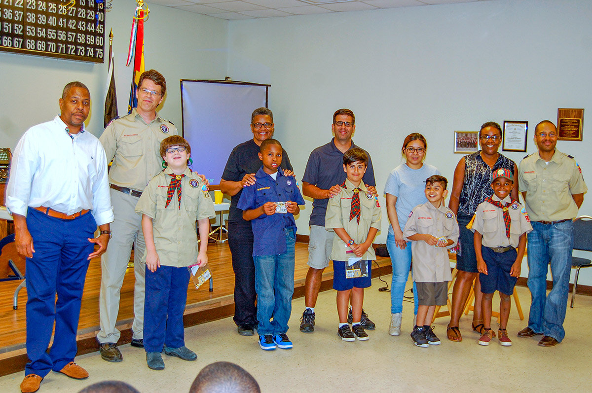 05-21-18 Cub Scouts Blue & Gold Ceremony 074 Webelos I Daddy Carson best.jpeg
