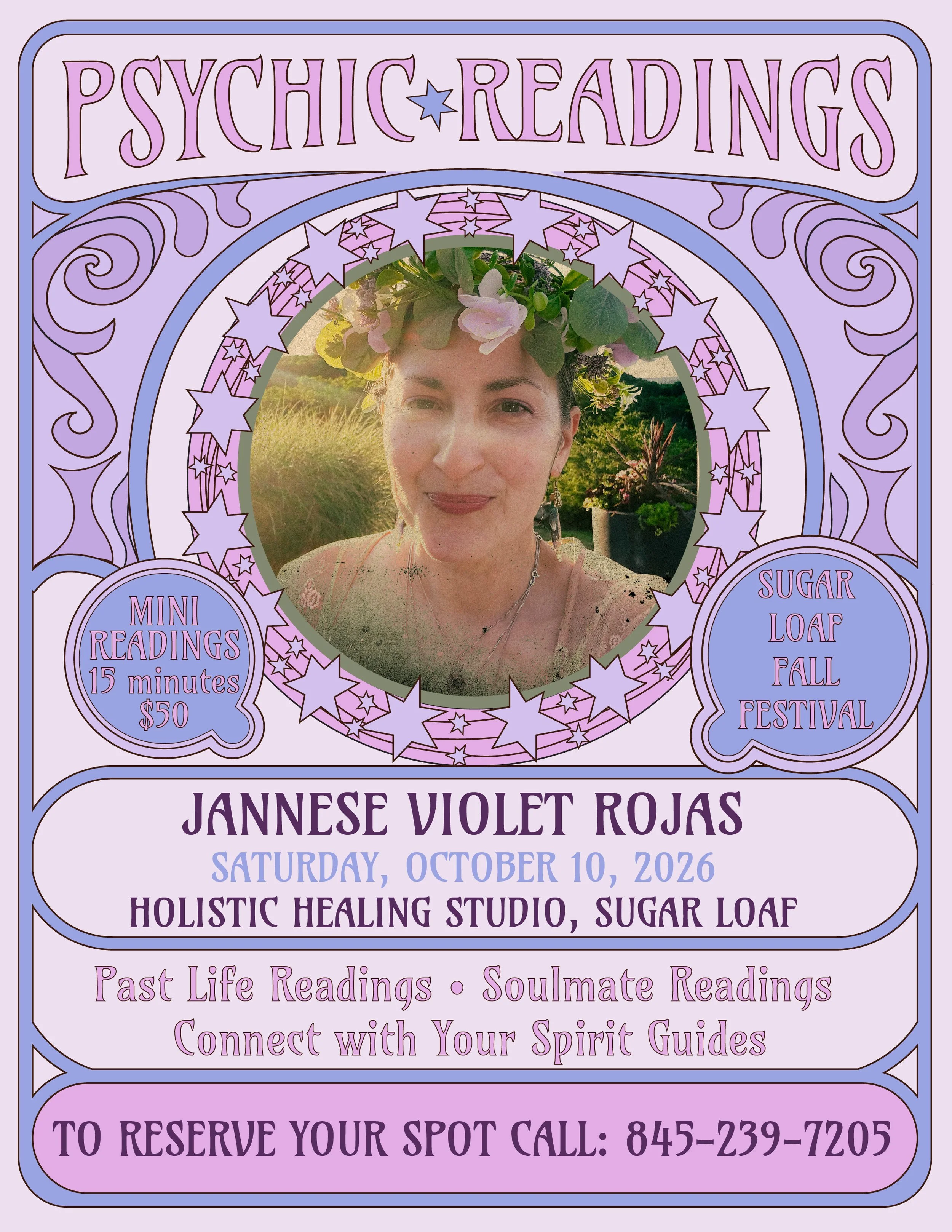 Psychic Readings at the Sugar Loaf Fall Festival Oct 10th