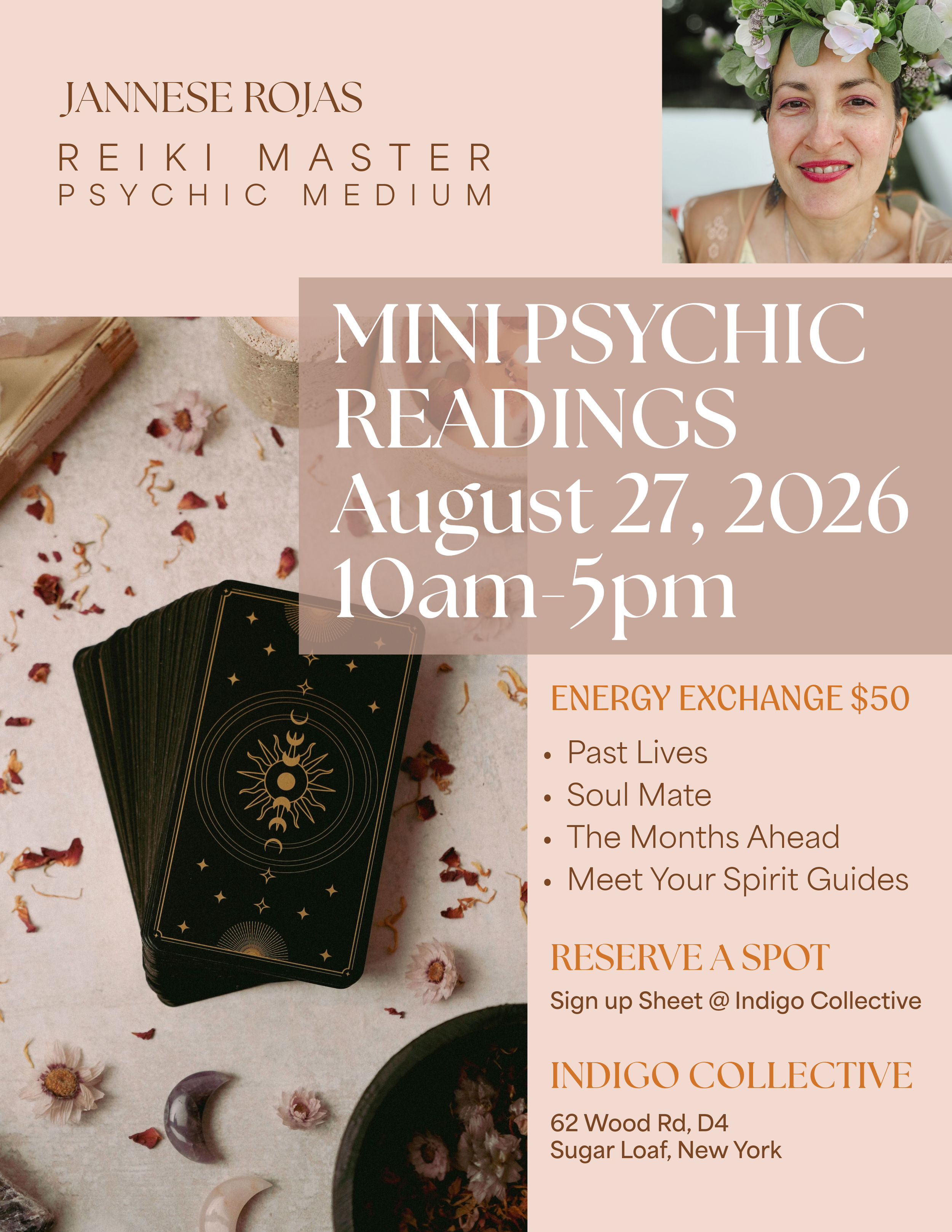 Psychic Mediumship Readings at Indigo Collective | Sugar Loaf, NY