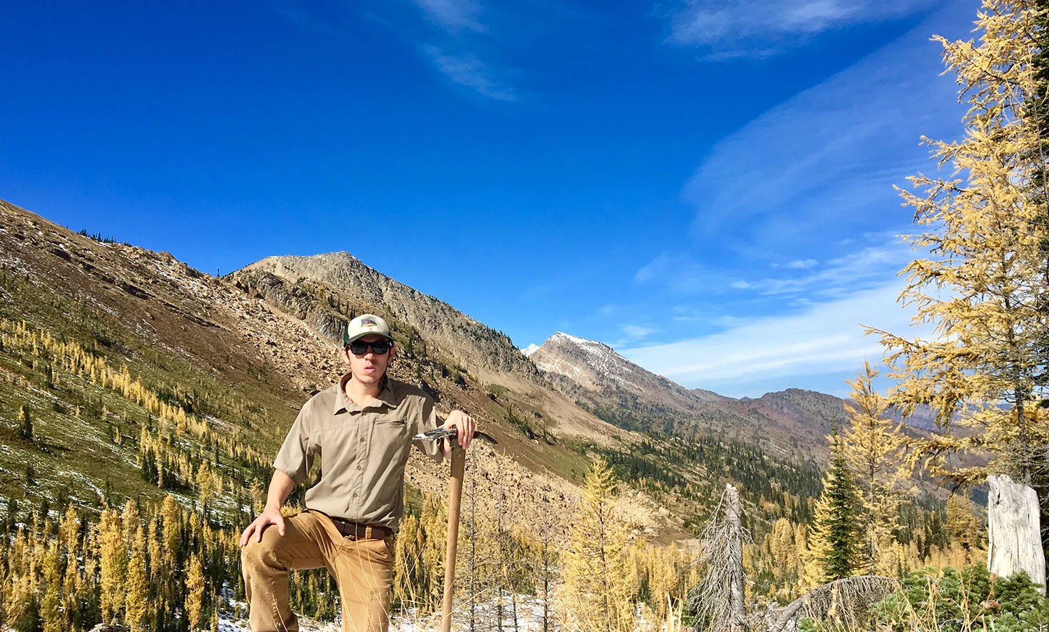 Completing drainage work on the trails leading into the Bob Marshall Wilderness