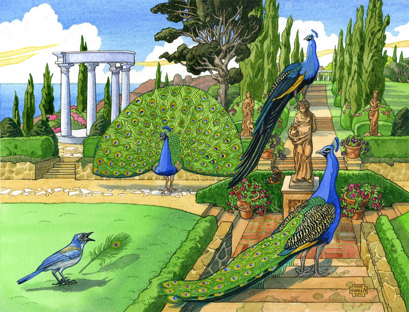 The Jay and the Peacock