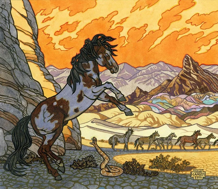 The Wild Horses of Death Valley