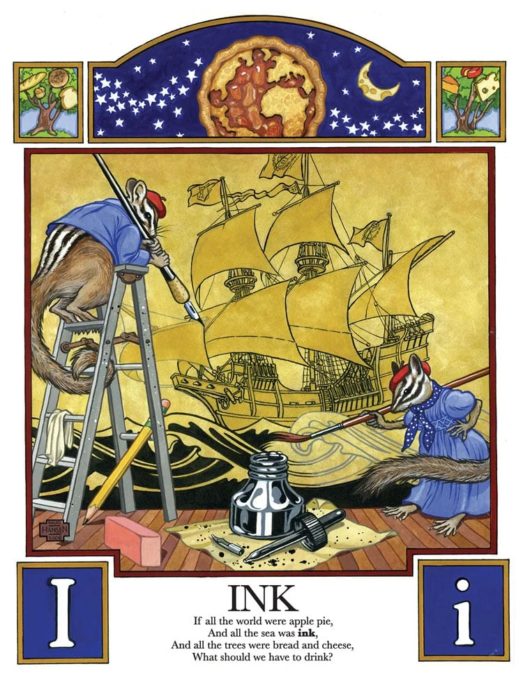 "I" is for Ink