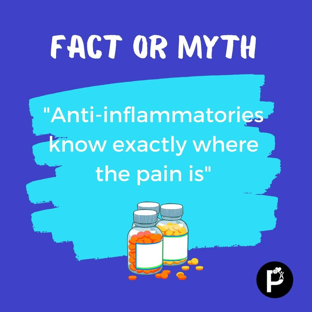 MYTH BUSTER MONDAYS 

What do you think?🤔

Time for some science! 🔬🧪

This is a myth! 

When you injure yourself your enzymes produce a group of chemicals called prostaglandins that create inflammation for the healing process. 

Anti - inflammator