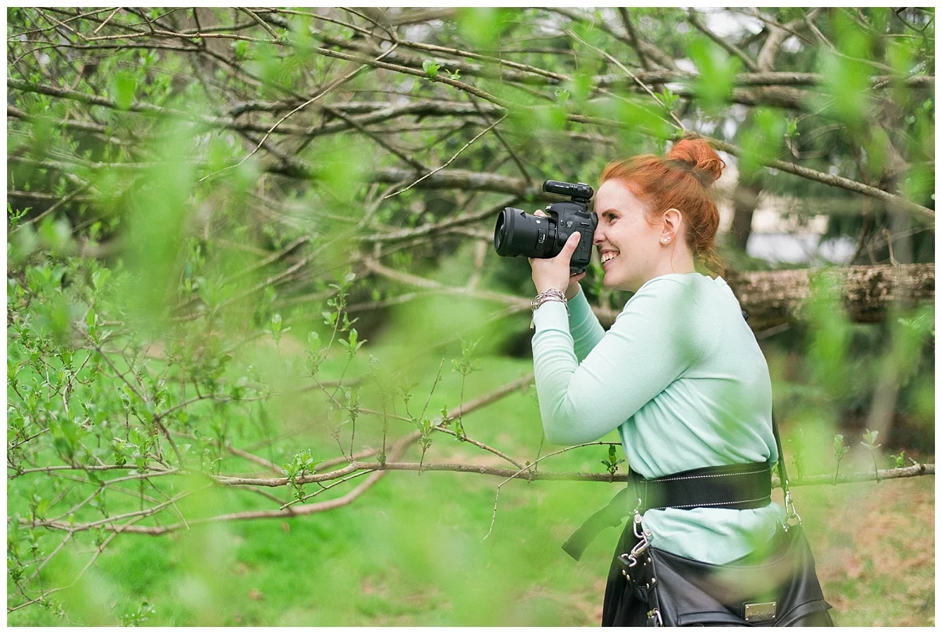 Creepin' in the shrubbery at Aldie Mansion...