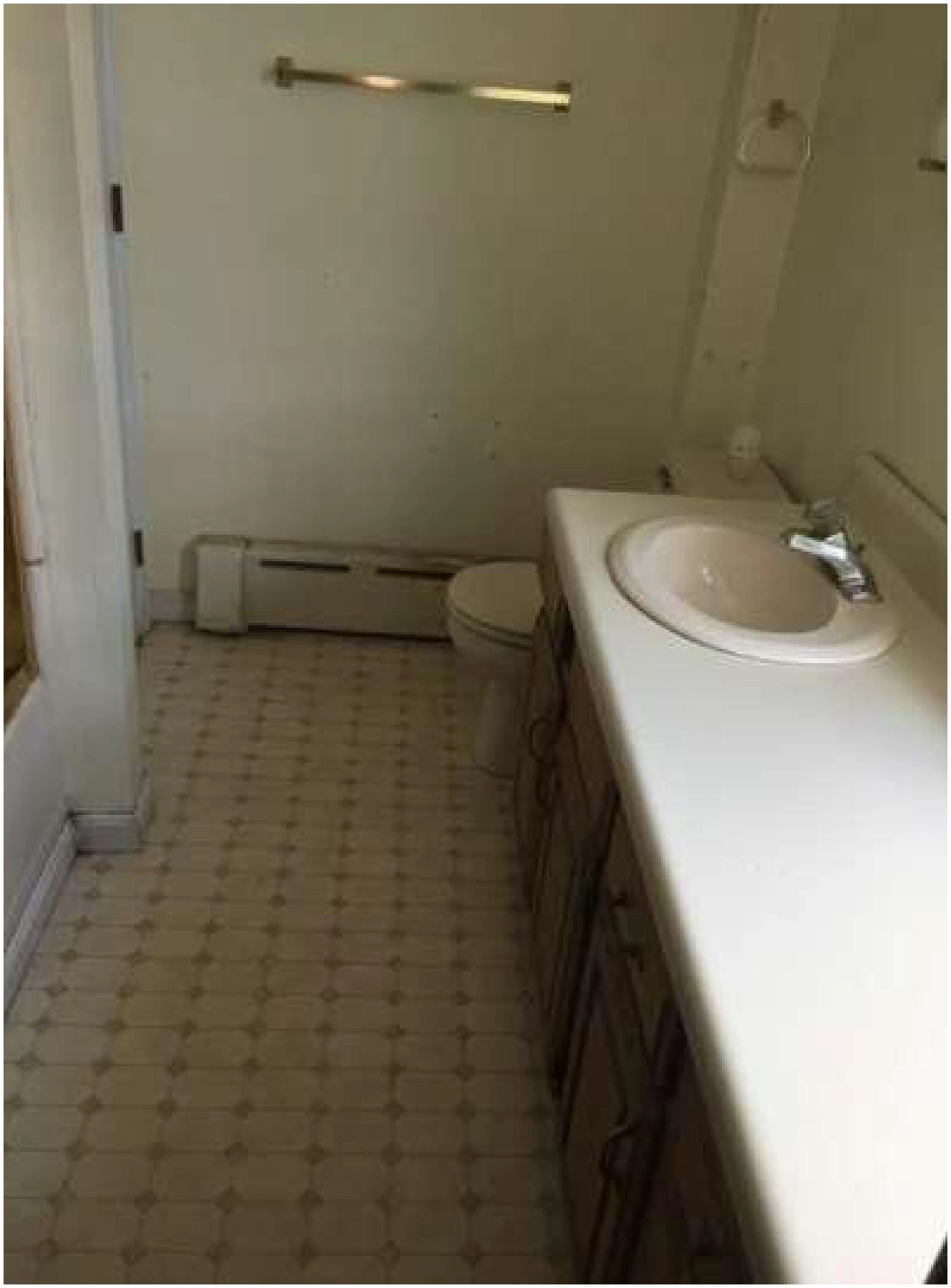 This is what the bathroom looked like before the flippers in 2015...