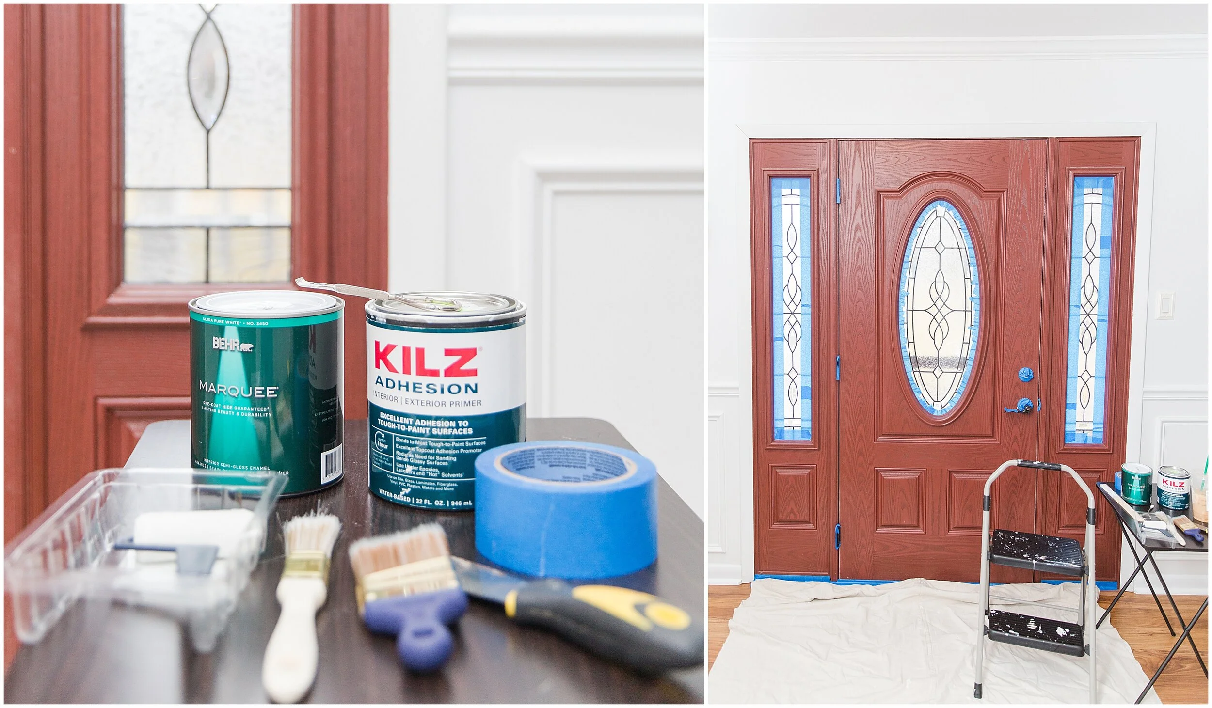 Painting the Inside of our Front Door — Savannah Smith Photography