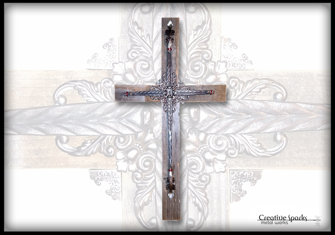 Wall Cross by Creative Sparks Metal Works