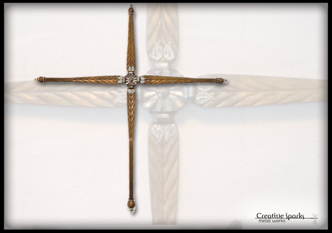 Wall Cross by Creative Sparks Metal Works
