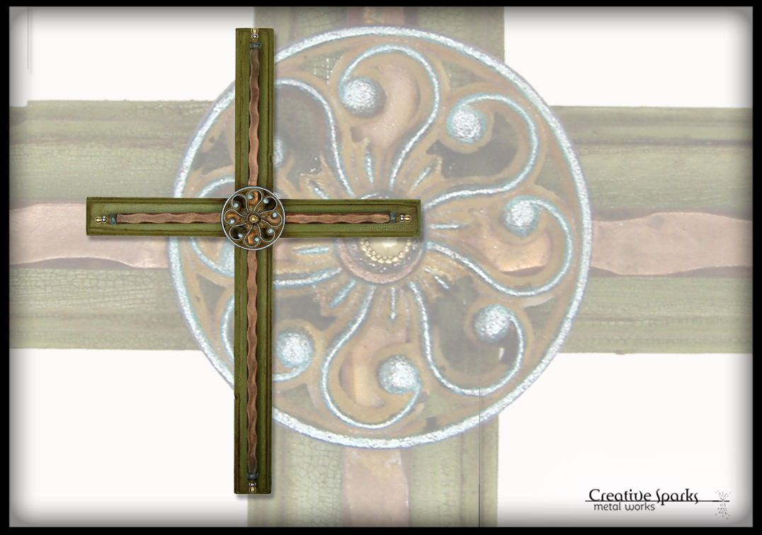 Wall Cross by Creative Sparks Metal Works