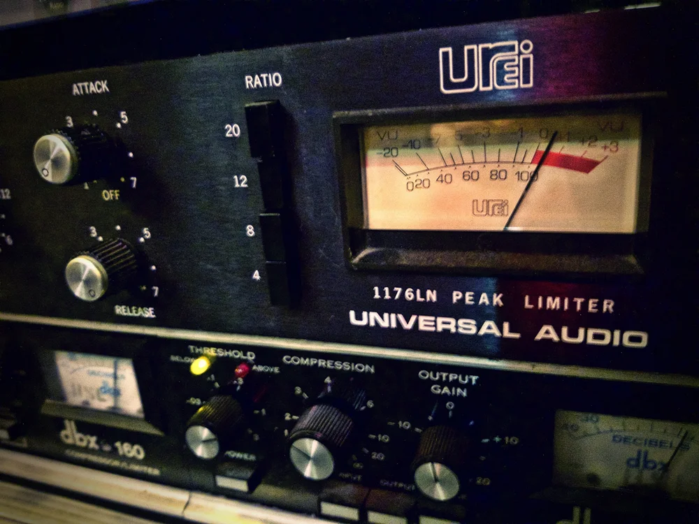 Vintage UREI 1176 compressor at Pinhole