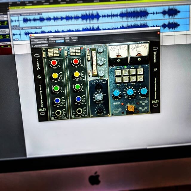 Been getting to know the @acusticaaudio  plugins recently. It's as good as I've heard in the box. Gold3, which is their N*** emu will be getting a lot of use, it's all good, but the preamps on these things are amazing. 🎛️🎚️