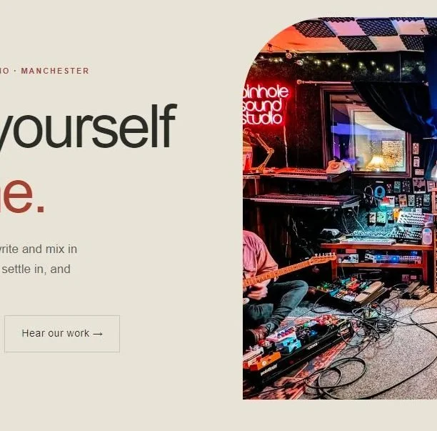 A little glimpse of our new online home.

We&rsquo;ve refreshed the Pinhole website &mdash; more studio photos, music made here, and a closer look at our favourite instruments and equipment.

Come have a ganders. Have a listen. Make yourself at home.