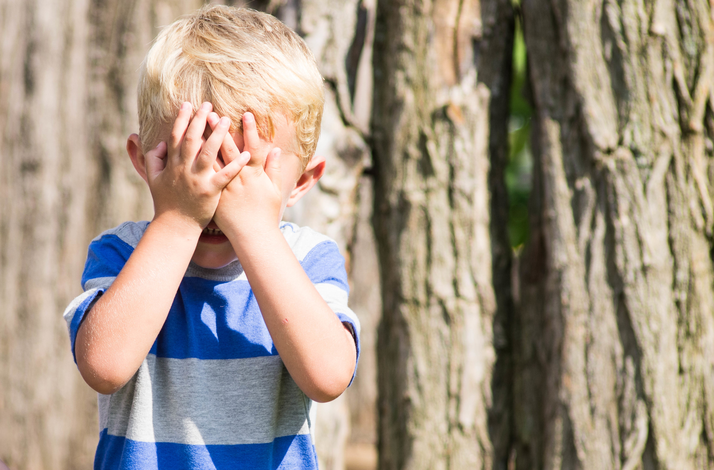 A little lad and lassie ...