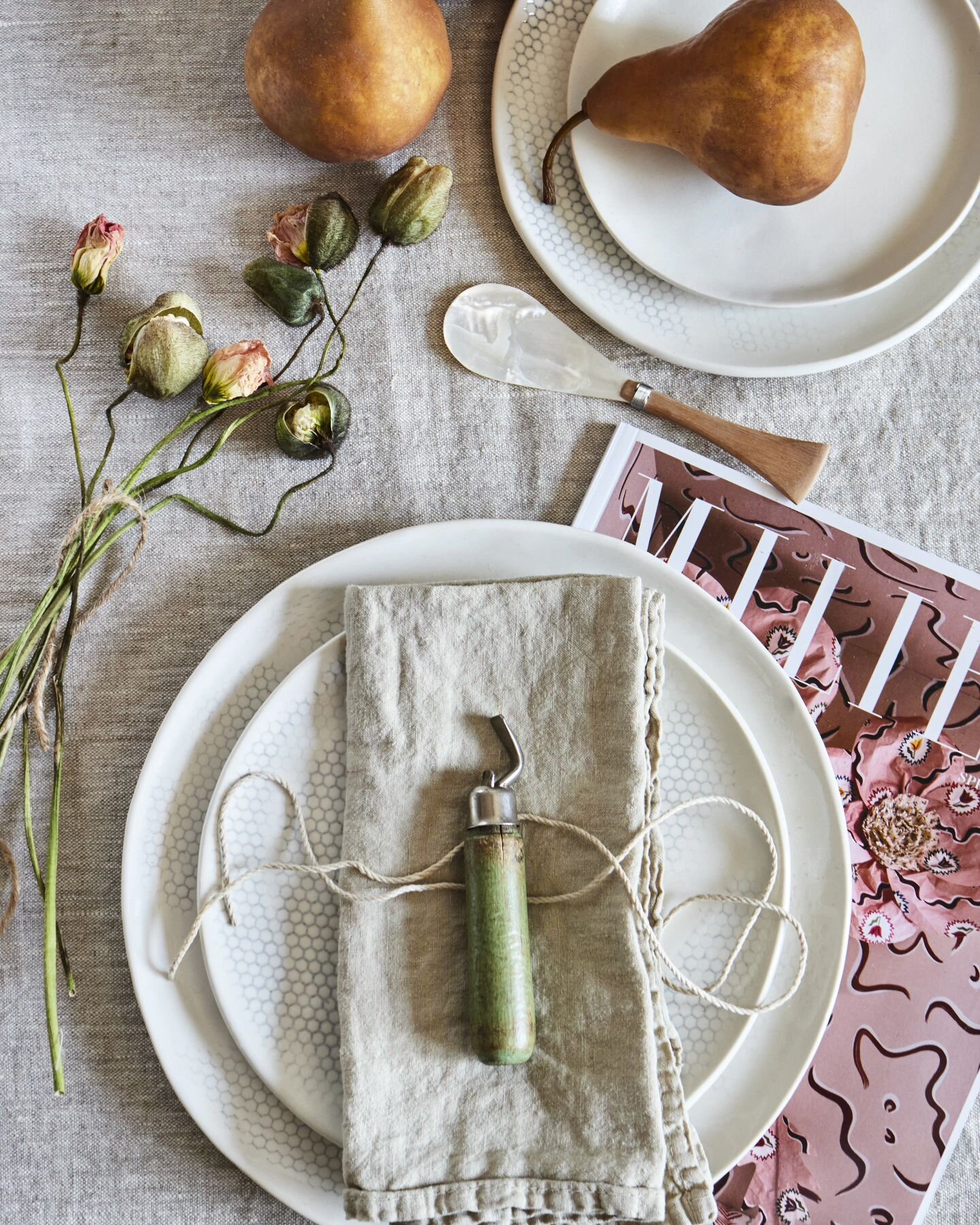 I'm so pleased that this shot made it into the Tastemakers Table. The story is a presentation of family heirlooms, coordinated with @dbo_home ceramics, my future heirlooms. What we collect from our families doesn't have to be valuable moneywise to ha