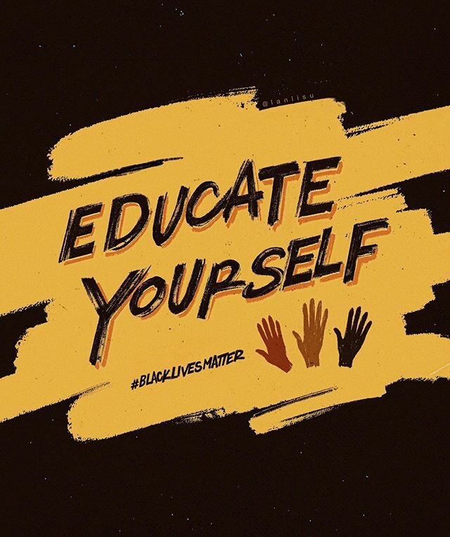 Educating myself to learn &amp; unlearn. #blacklivesmatter #blm #educateyourself⠀⠀⠀⠀⠀⠀⠀⠀⠀
⠀⠀⠀⠀⠀⠀⠀⠀⠀
- facing the truth that staying quiet &amp; being compliant is not right, which goes against what I&rsquo;ve been taught⠀⠀⠀⠀⠀⠀⠀⠀⠀
⠀⠀⠀⠀⠀⠀⠀⠀⠀
- recogniz