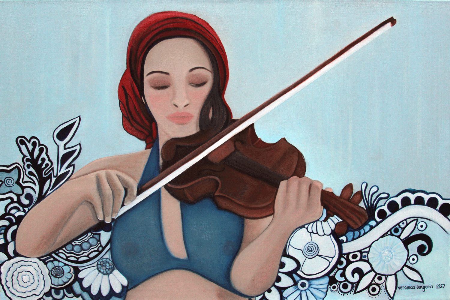 Violinist in Solitude, 2017