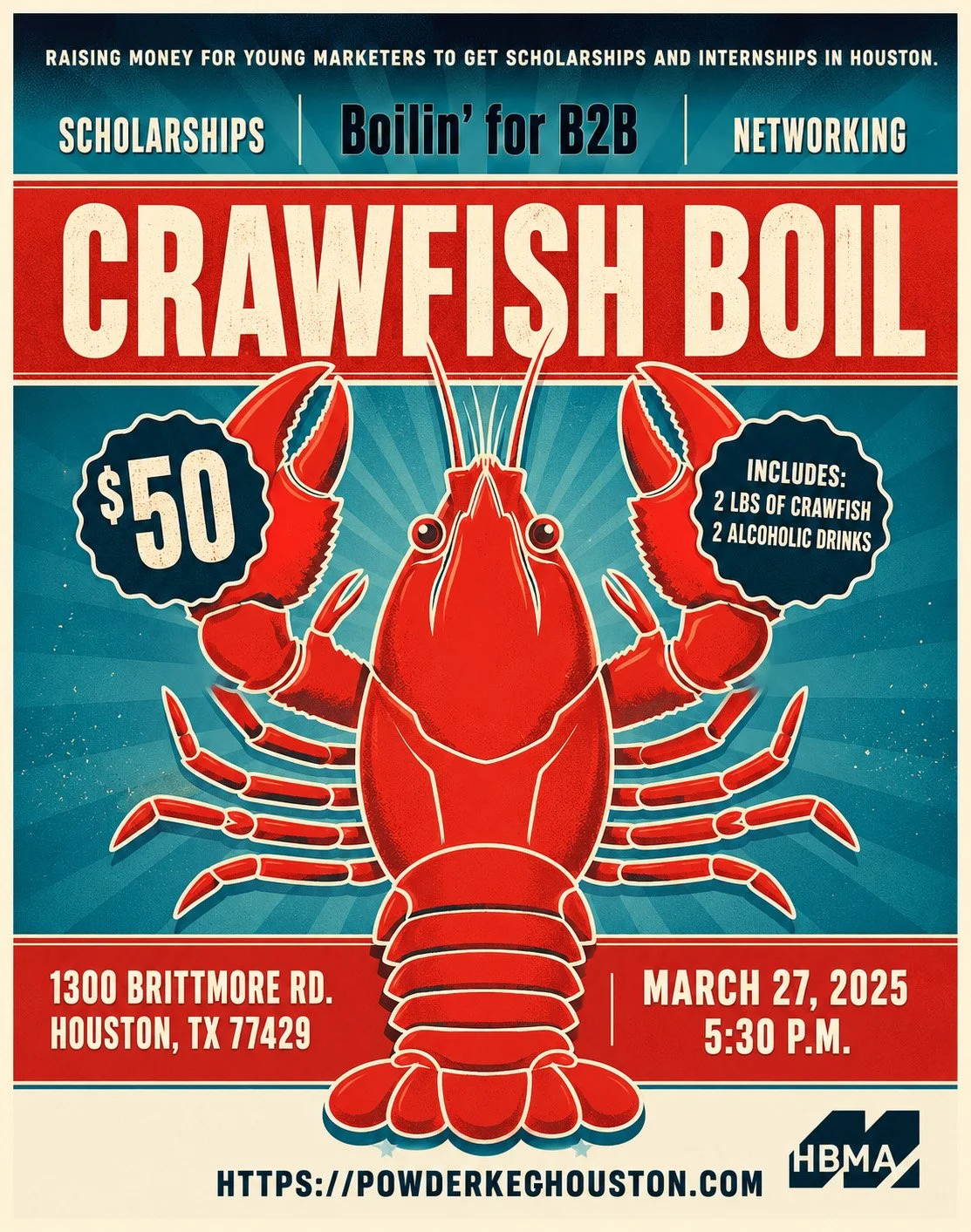 Fundraising - Crawfish Boil Illustration