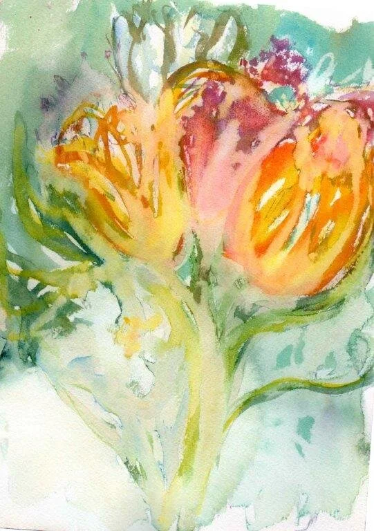 Abstract Tulips
