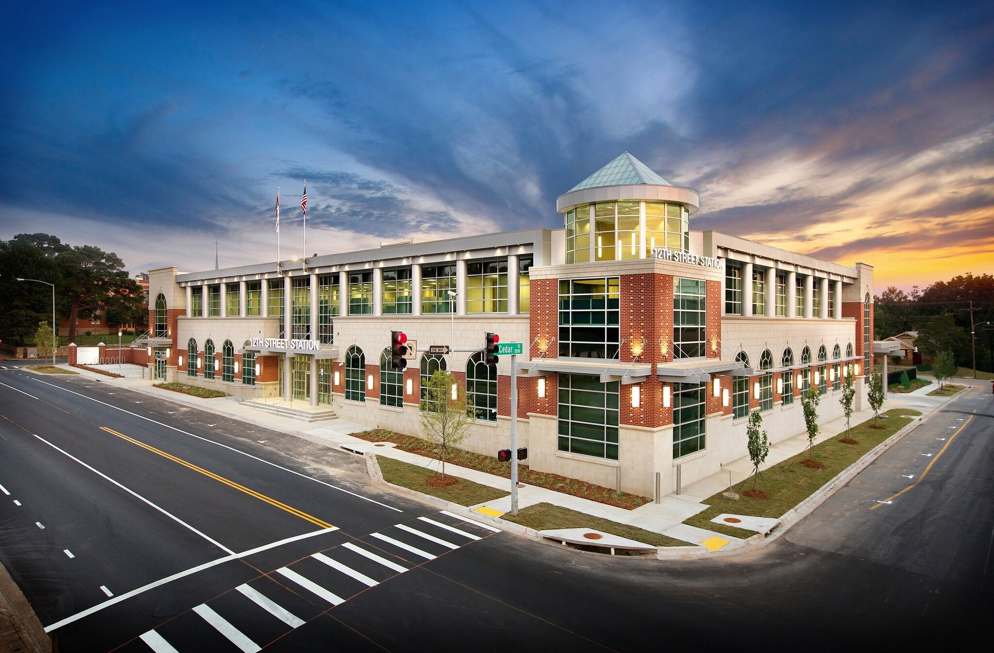 Here is a throwback to one of our past projects. The Little Rock Police Department was designed as part of the 12th Street Corridor Revitalization Project. The building encompasses an entire city block and was a new substation for 12th Street neighbo