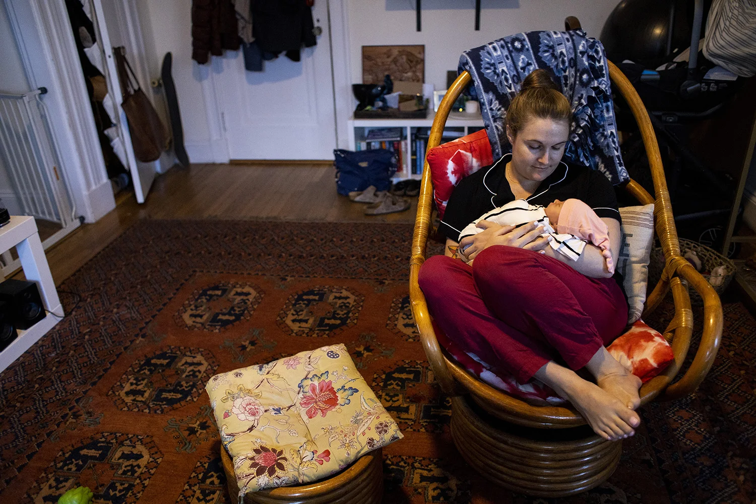 Real life Boston Newborn motherhood.