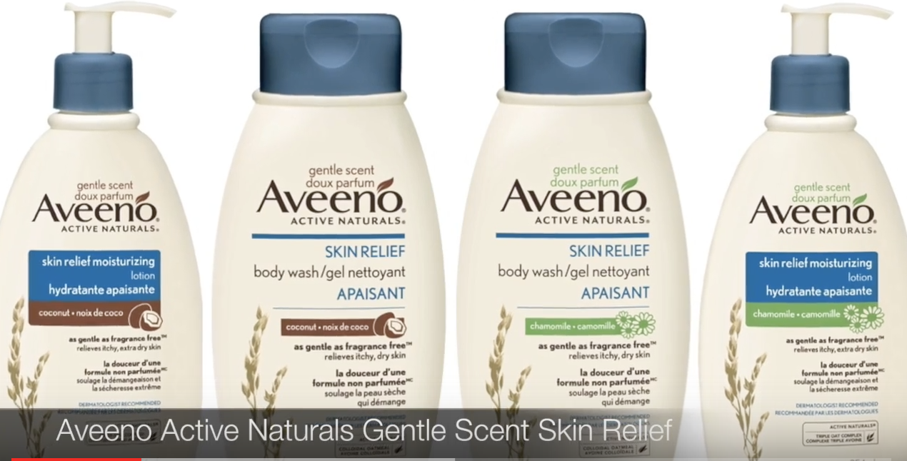 Smells Amazing!!! Aveeno Skin Relief Gentle Scent Coconut Lotion and Body Wash Review 