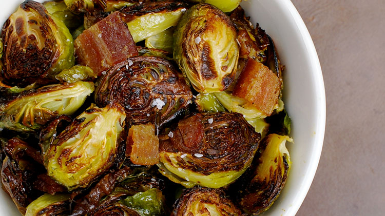 Above photo: Roasted Brussel Sprouts using Yeak's Krahom sauce