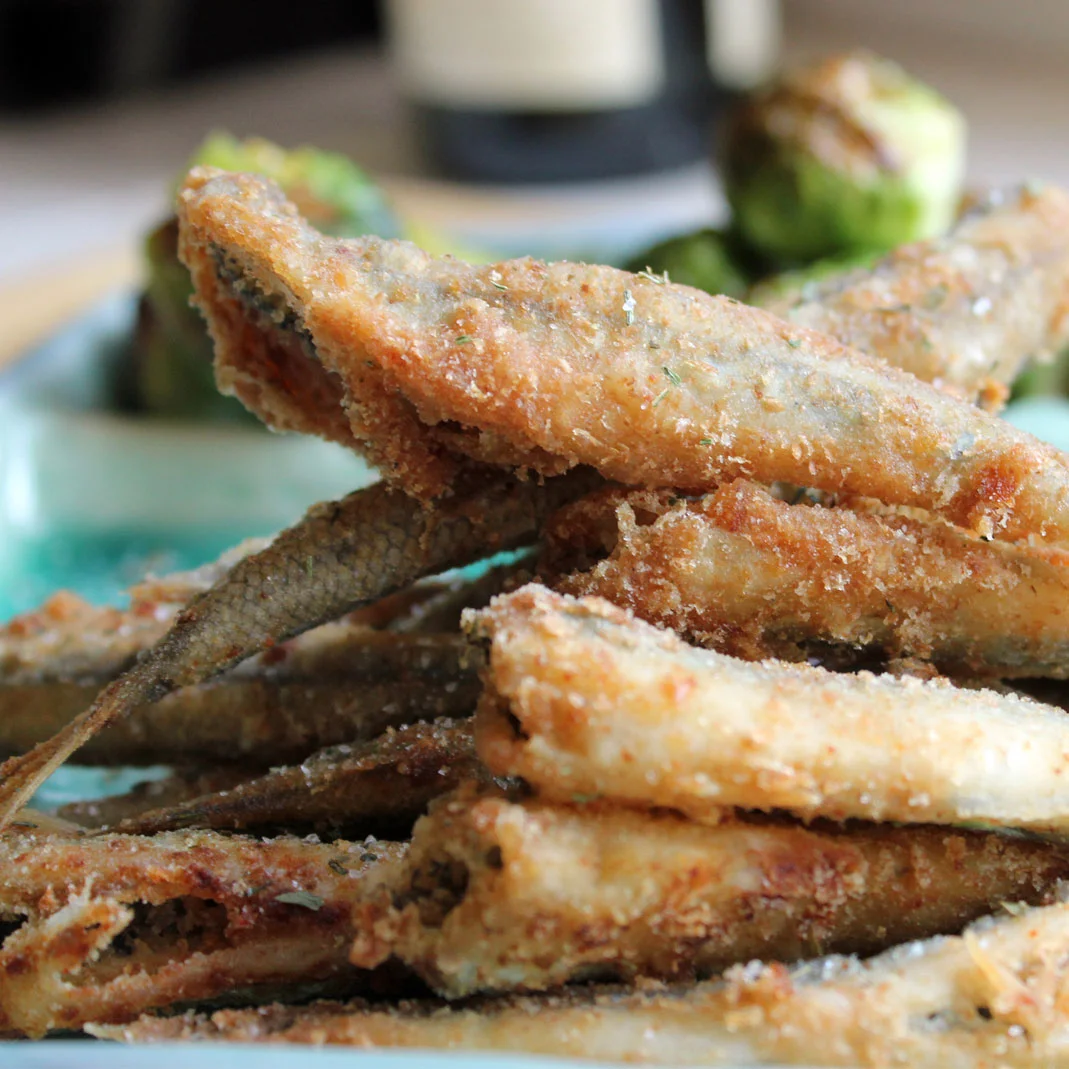 Fried Smelt with Green Mango + Chruk
