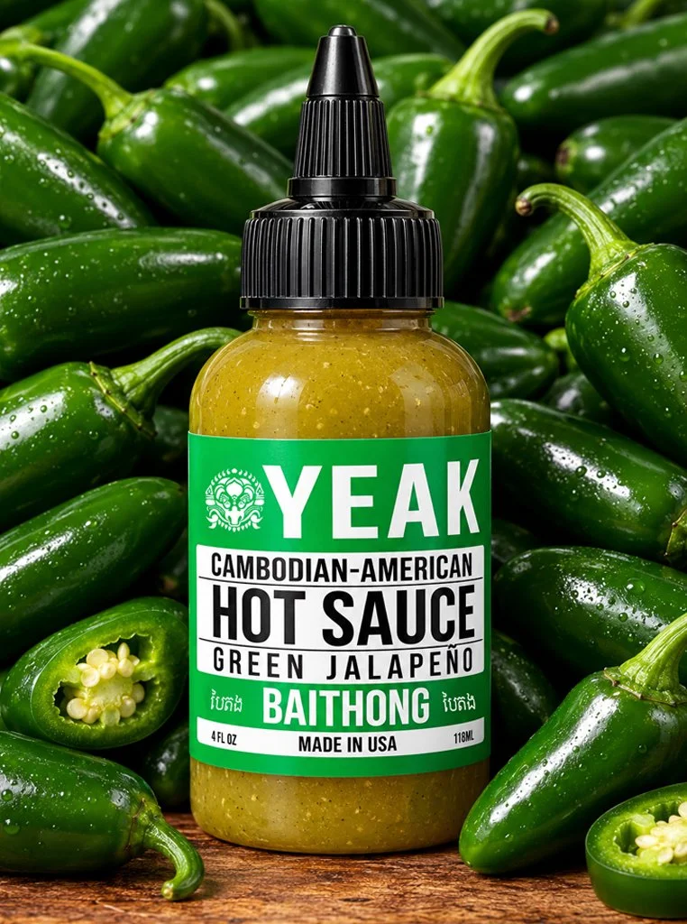 Baithong Green Jalapeño Hot Sauce